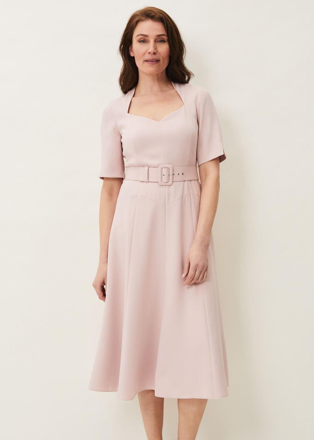 Abigail Fit And Flare Dress Antique Rose | Phase Eight Womens Occasion Dresses