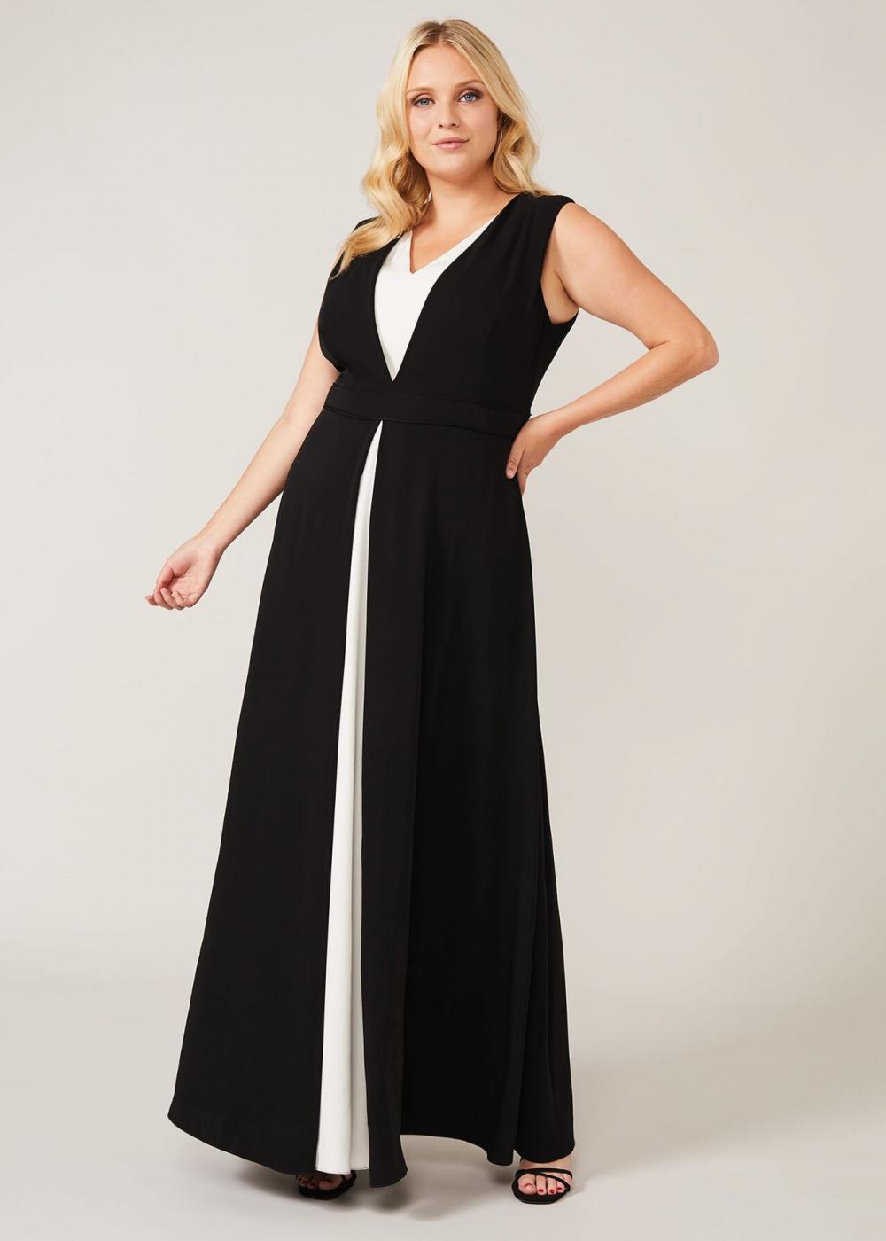 Addy Maxi Dress Black/White | Phase Eight Womens Maxi Dresses