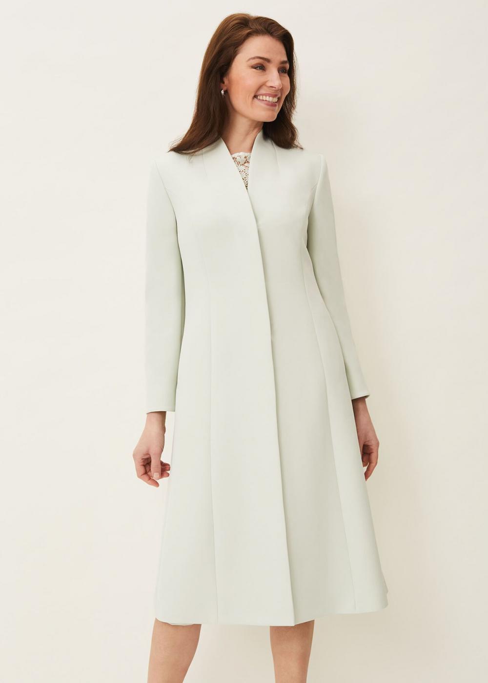 Georgia Occasion Coat Spearmint | Phase Eight Womens Jackets